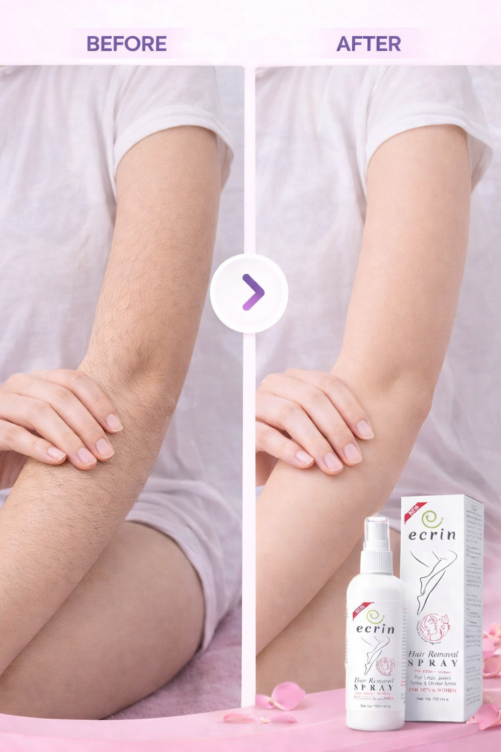 Instant Hair Removal Spray – Smooth & Painless Skin in Minutes