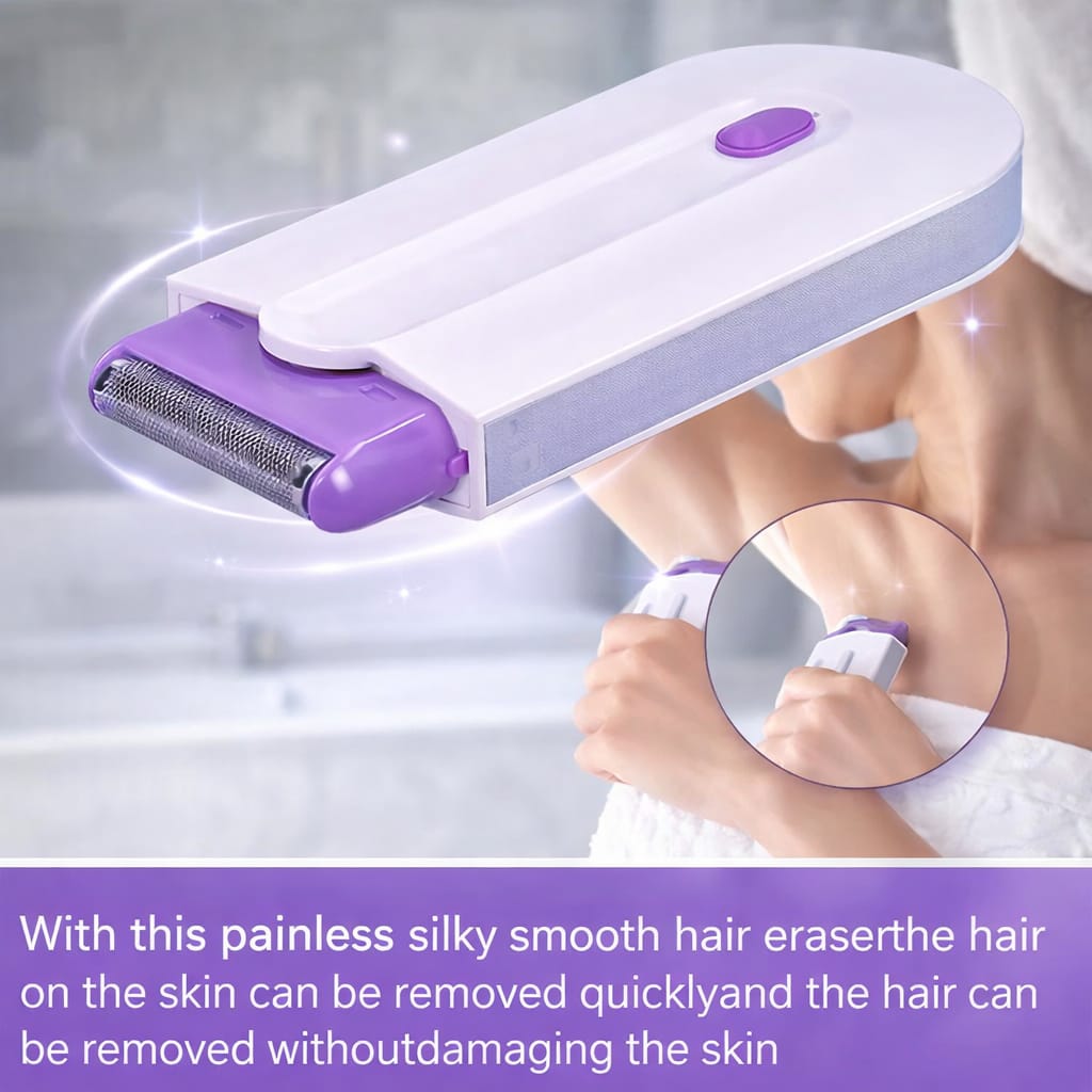 Painless Electric Hair Remover for Women – Instant Smooth Skin Shaver