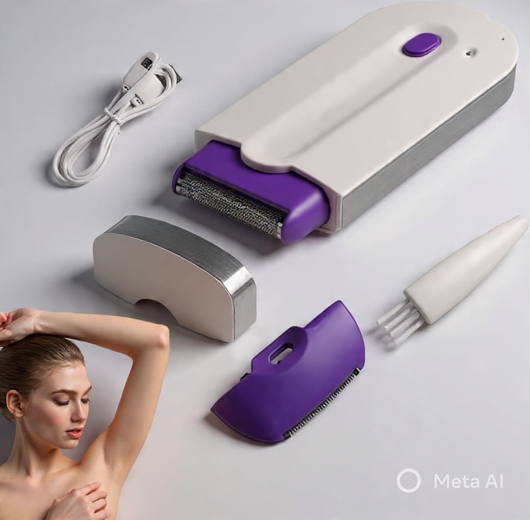 Painless Electric Hair Remover for Women – Instant Smooth Skin Shaver