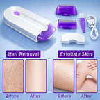 Painless Electric Hair Remover for Women – Instant Smooth Skin Shaver